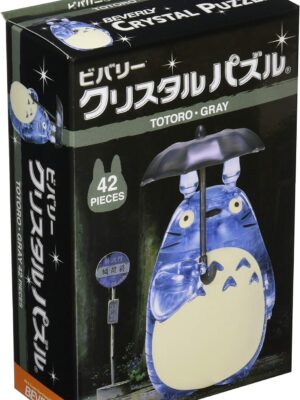 Totoro Crystal Puzzle 3D - Modelo Gris
