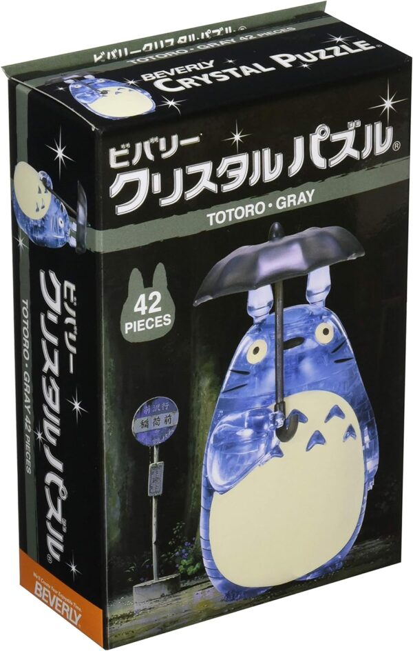 Totoro Crystal Puzzle 3D - Modelo Gris