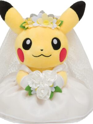 Peluche Pokémon Pikachu Femenino (Pokemon Garden Wedding)