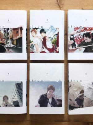 Manga y Anime La Vaca Japonesa Set sobrecubiertas alternativas Given Vol. 1-6