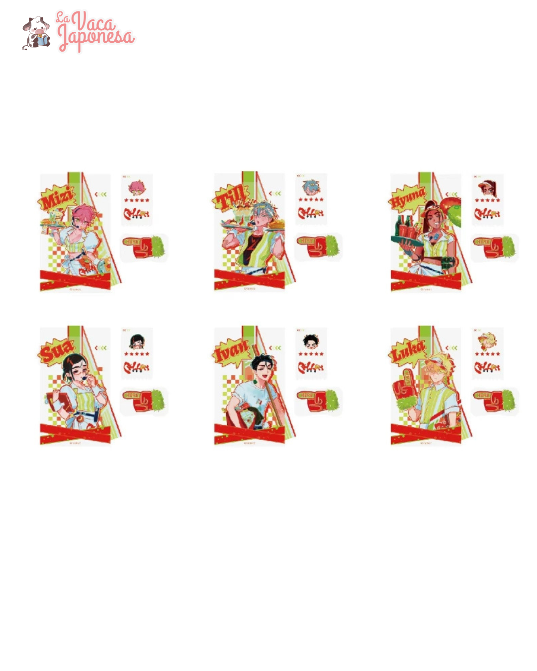 ALIEN STAGE 4th Anniversary Roller Star Series Acrylic ID Card
