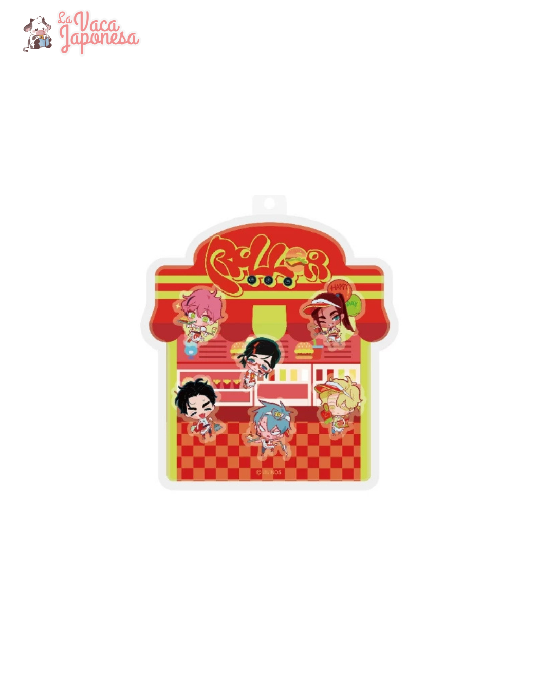 ALIEN STAGE 4th Anniversary Roller Star Series Acrylic Shaker Keyring