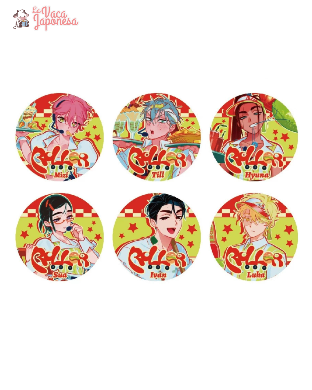 ALIEN STAGE 4th Anniversary Roller Star Series LD Badge